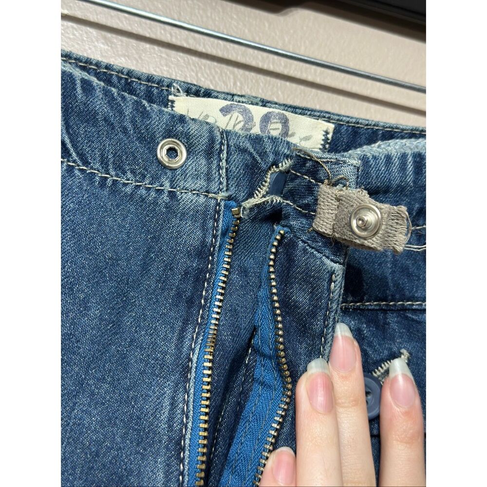 NWOT Free People We The Free Lotus Balloon Wide Leg Denim Jeans Women's 28 - Picture 6 of 11